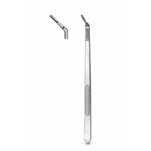 Serrated Tip Bayonet Forceps