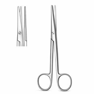 Short Blunt Surgical Scissors