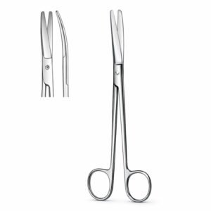 Slender Curved Surgical Scissors