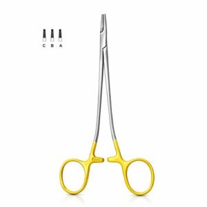 Triple Jaw Needle Holder