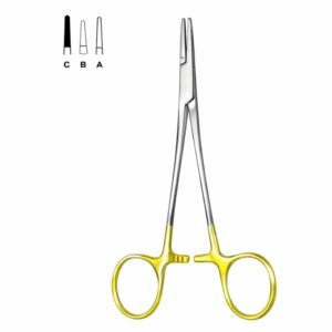 Triple Jaw Needle Holder