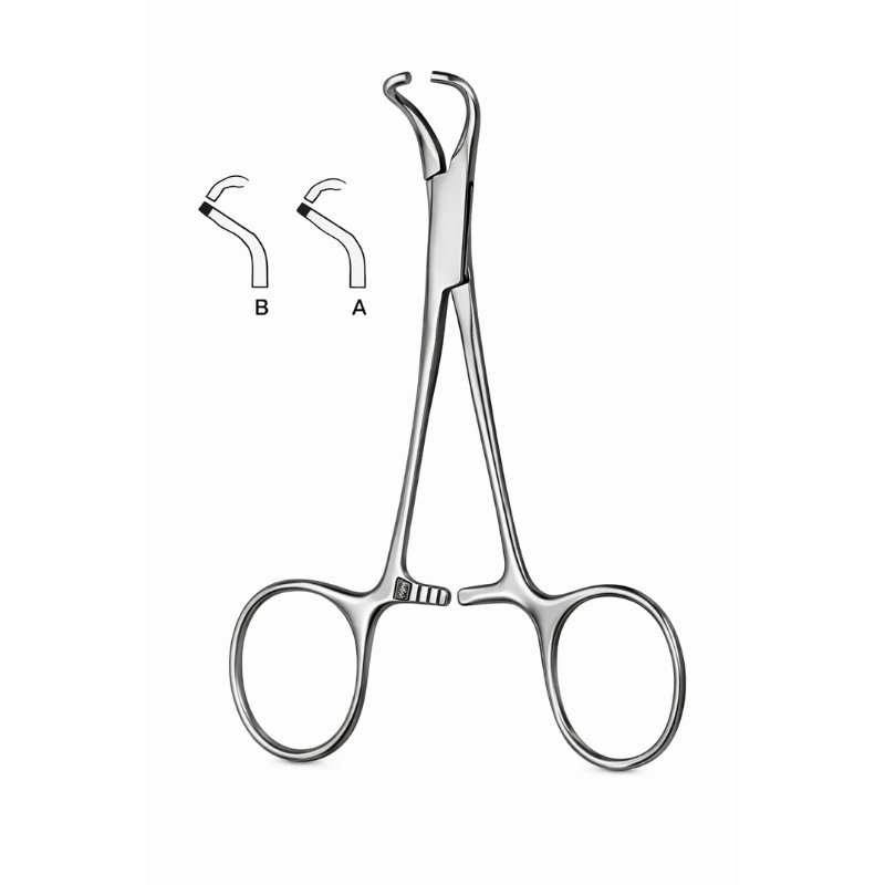 Angled Curve Towel Clamp Angled Curve Towel Clamp