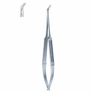 Angled Micro Grip Forceps