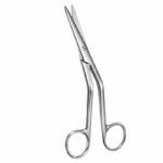 Angled Precision Surgical Scissors
