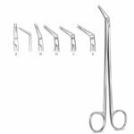 Angled Serrated Micro Forceps