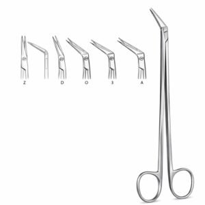 Angled Serrated Micro Forceps