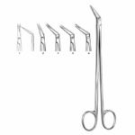 Angled Serrated Surgical Forceps