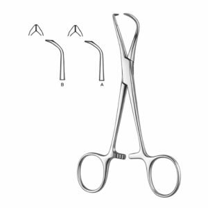 Angled Tip Towel Clamp