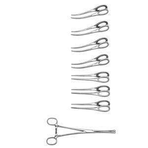 Curved Blade Sponge Forceps