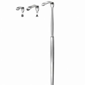 Curved Blade Surgical Retractor