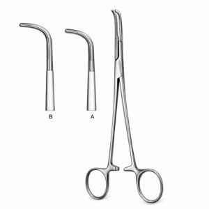 Curved Clamp Haemostatic Forceps