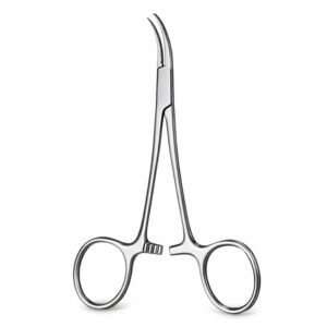 Curved Fine Haemostatic Forceps