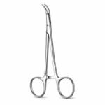 Curved Locking Surgical Forceps