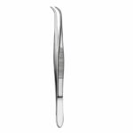 Curved Narrow Tissue Forceps