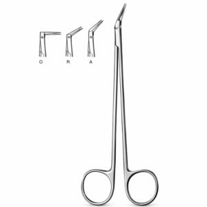 Curved Needle Surgical Forceps