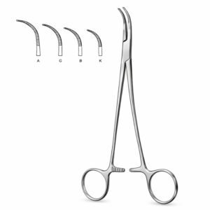 Curved Precision Surgical Forceps