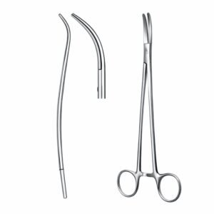 Curved Suction Surgical Forceps
