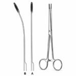 Curved Tip Sponge Forceps