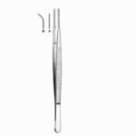 Curved Tip Tissue Forceps