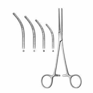 Curved Variant Haemostatic Forceps
