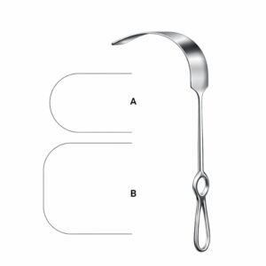 Double Curve Surgical Retractor