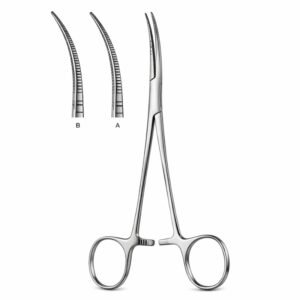 Dual Curve Haemostatic Forceps