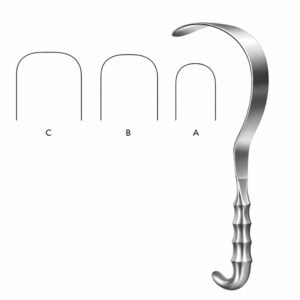 Ergonomic Curve Surgical Retractor