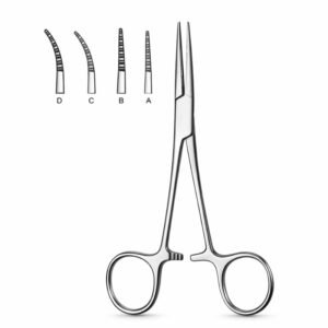 Fine Serrated Haemostatic Forceps