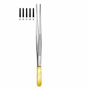 Gold Handle Tissue Forceps
