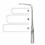 Grooved Handle Surgical Retractor
