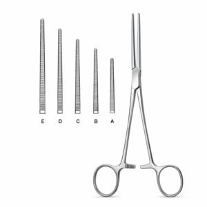 Linear Serrated Haemostatic Forceps