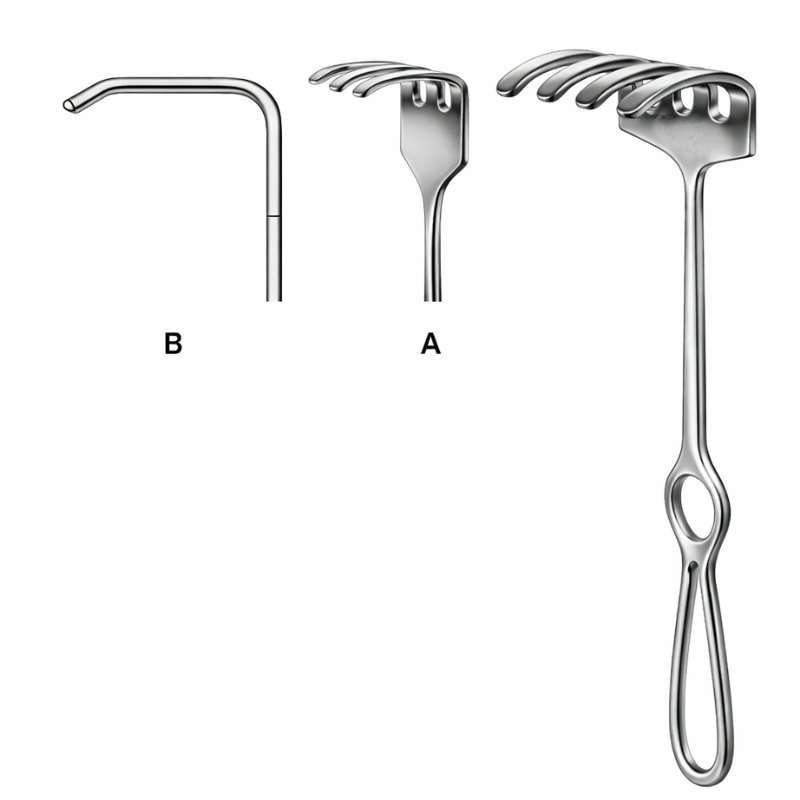 Loop Handle Prong Retractor Loop Handle Prong Retractor