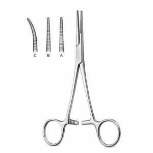 Precision Serrated Haemostatic Forceps