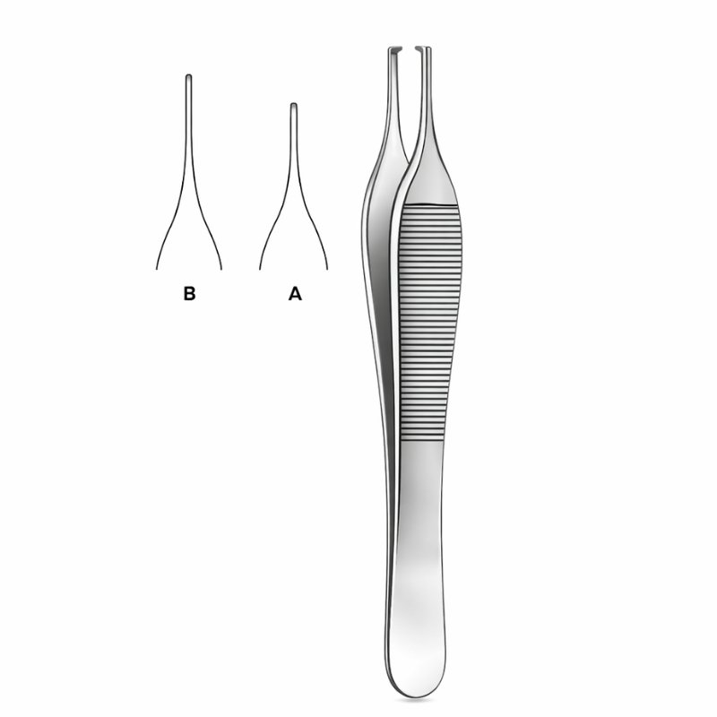 Profiled Tip Tissue Forceps
