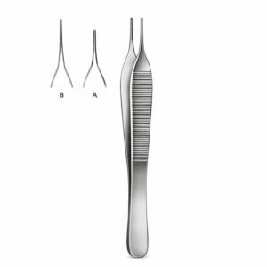 Ribbed Grip Tissue Forceps