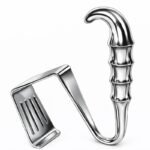 Ribbed Handle Surgical Retractor