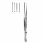 Rounded Tip Tissue Forceps
