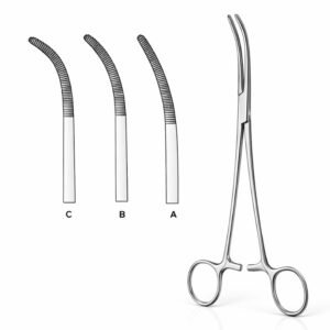 Serrated Curve Haemostatic Forceps