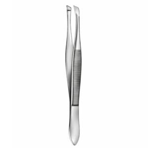 Slanted Tip Tissue Forceps