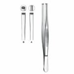 Smooth Serrated Tissue Forceps