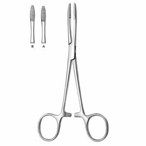 Straight Serration Haemostatic Forceps