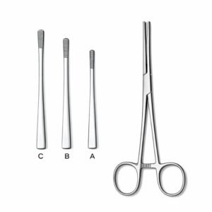 Straight Tip Sponge Forceps