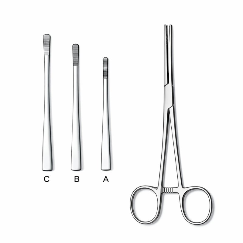 Straight Tip Sponge Forceps Straight Tip Sponge Forceps