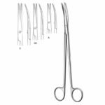 Tapered Curved Surgical Scissors