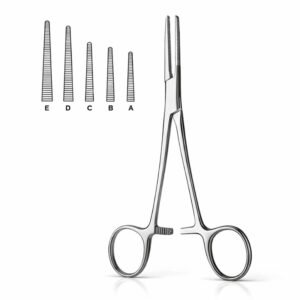 Tapered Serration Haemostatic Forceps
