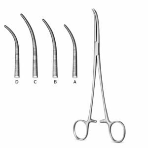 Variable Curve Haemostatic Forceps