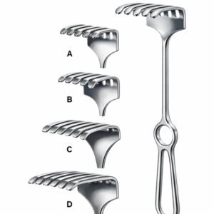 Wide Curve Prong Retractor