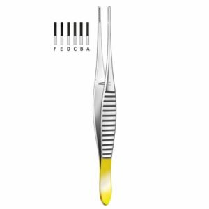 Yellow Scale Tissue Forceps