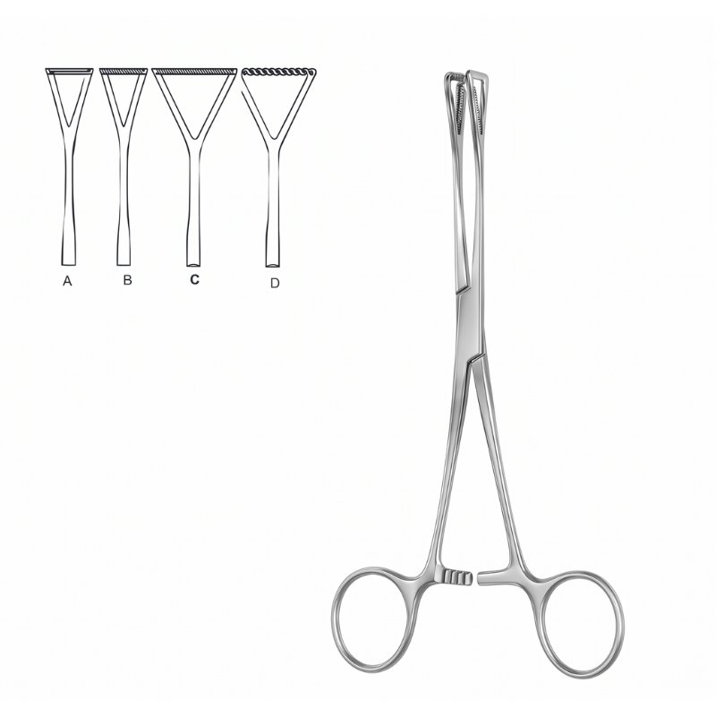 Duval Intestinal Tissue Forceps Duval Intestinal Tissue Forceps
