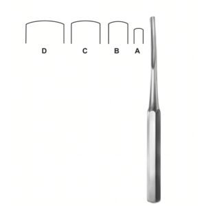Heavy-Duty Steel Bone Gouge